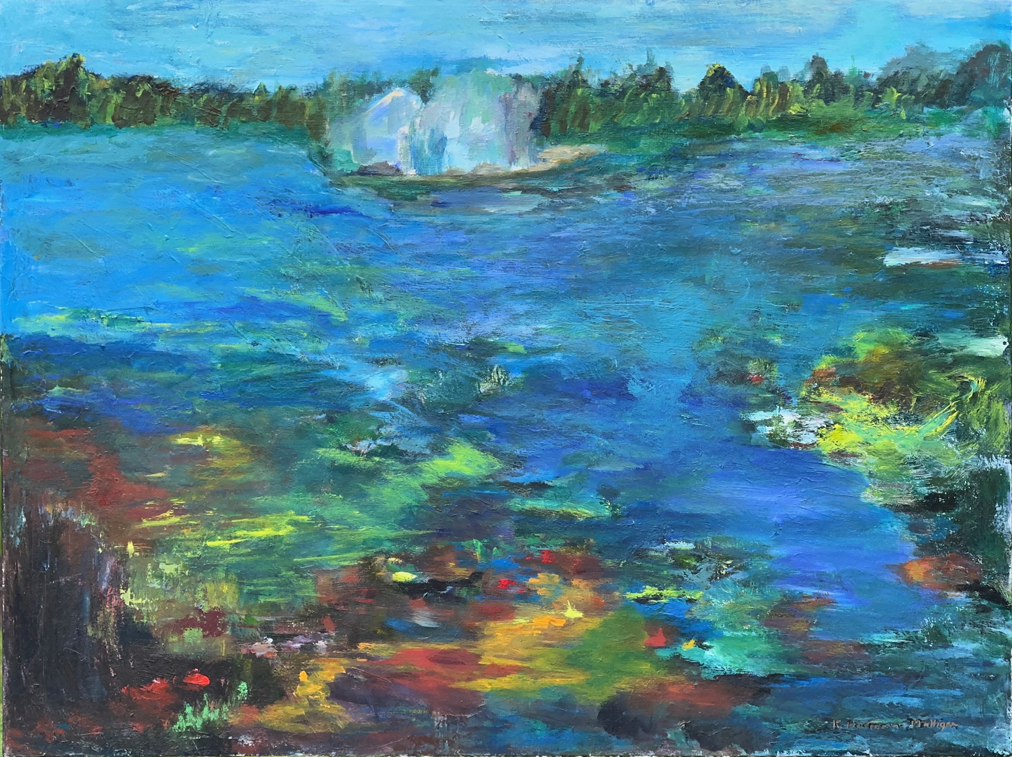 acrylic painting on canvas